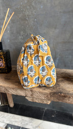 Trousse de toilette Moutarde