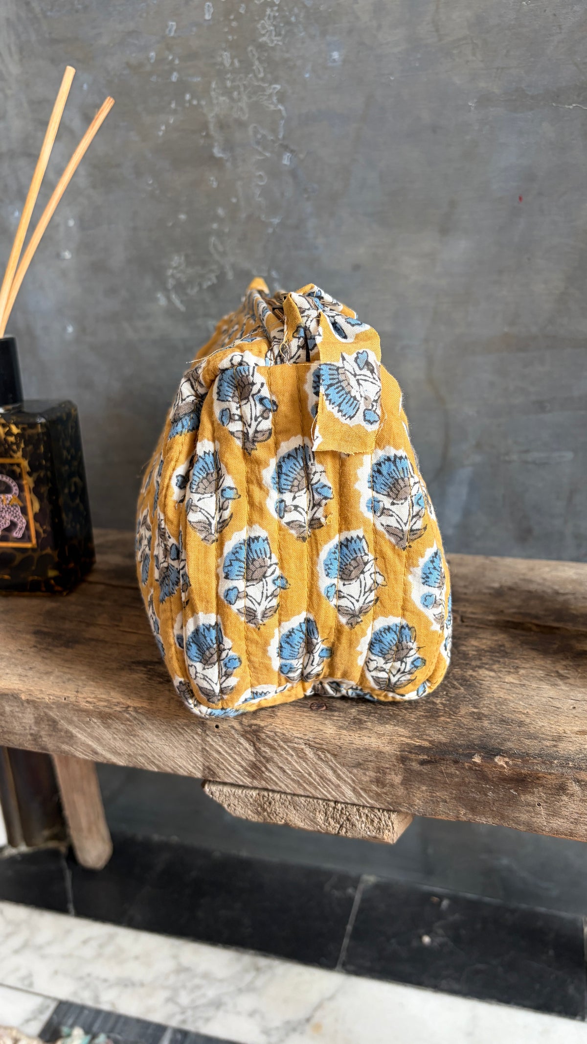 Trousse de toilette Moutarde