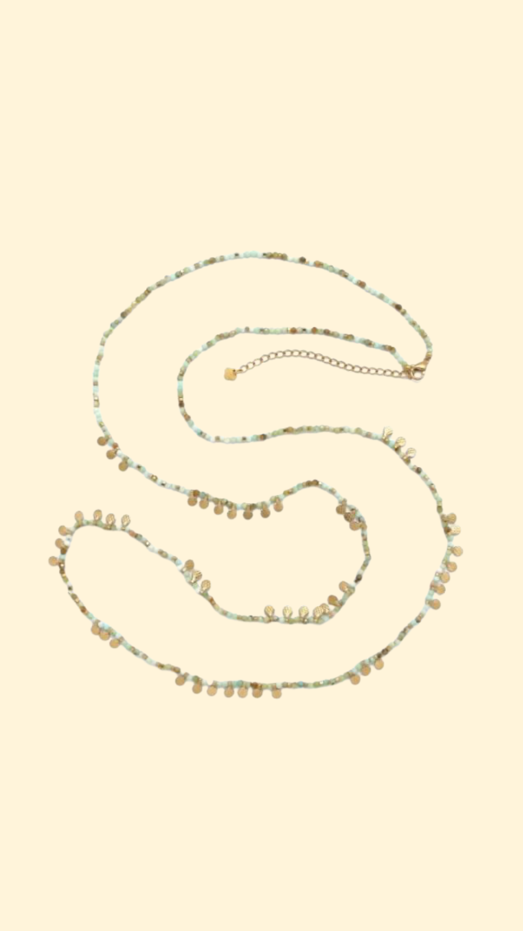 Collier Pampilles Bleu