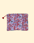 Pochette fleurie Lila