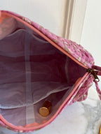 Trousse de toilette fleurie Rose