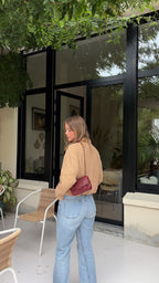 Veste en velours côtelé zippée