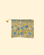 Pochette fleurie Jaune