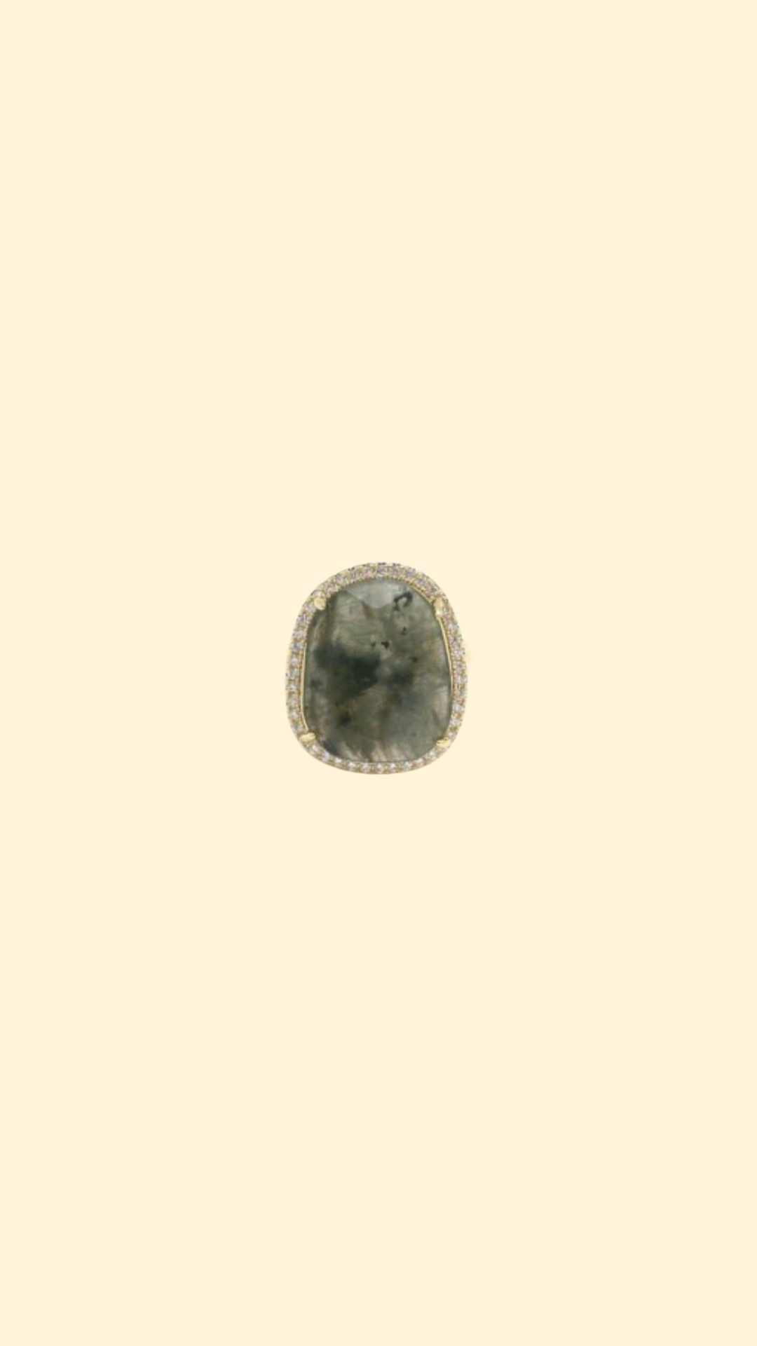 Bague Pierre naturelle Strass