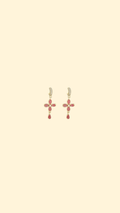 Boucles d'oreilles petites Croix