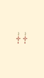 Boucles d'oreilles petites Croix