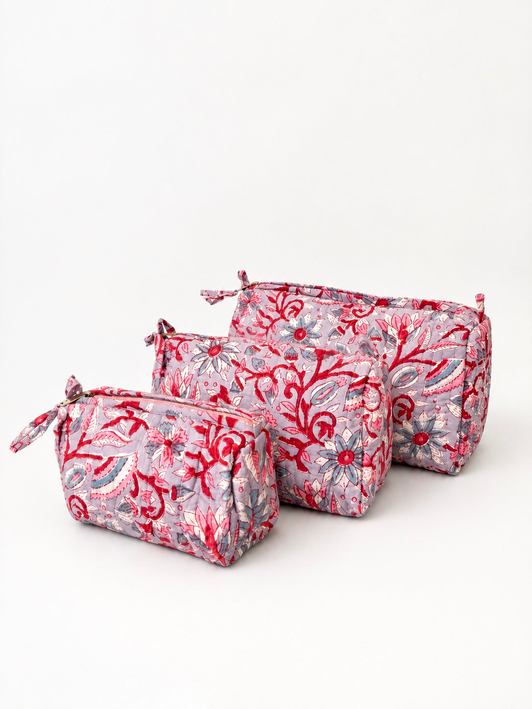 Trousse de toilette fleurie Lila