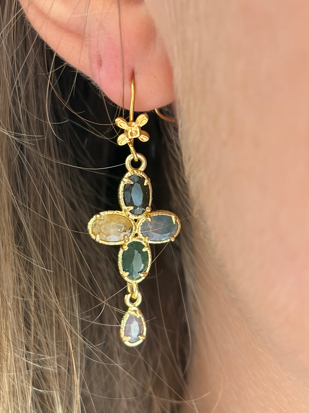 Boucles d'oreilles petites Croix