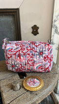 Trousse de toilette fleurie Lila