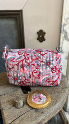 Trousse de toilette fleurie Lila