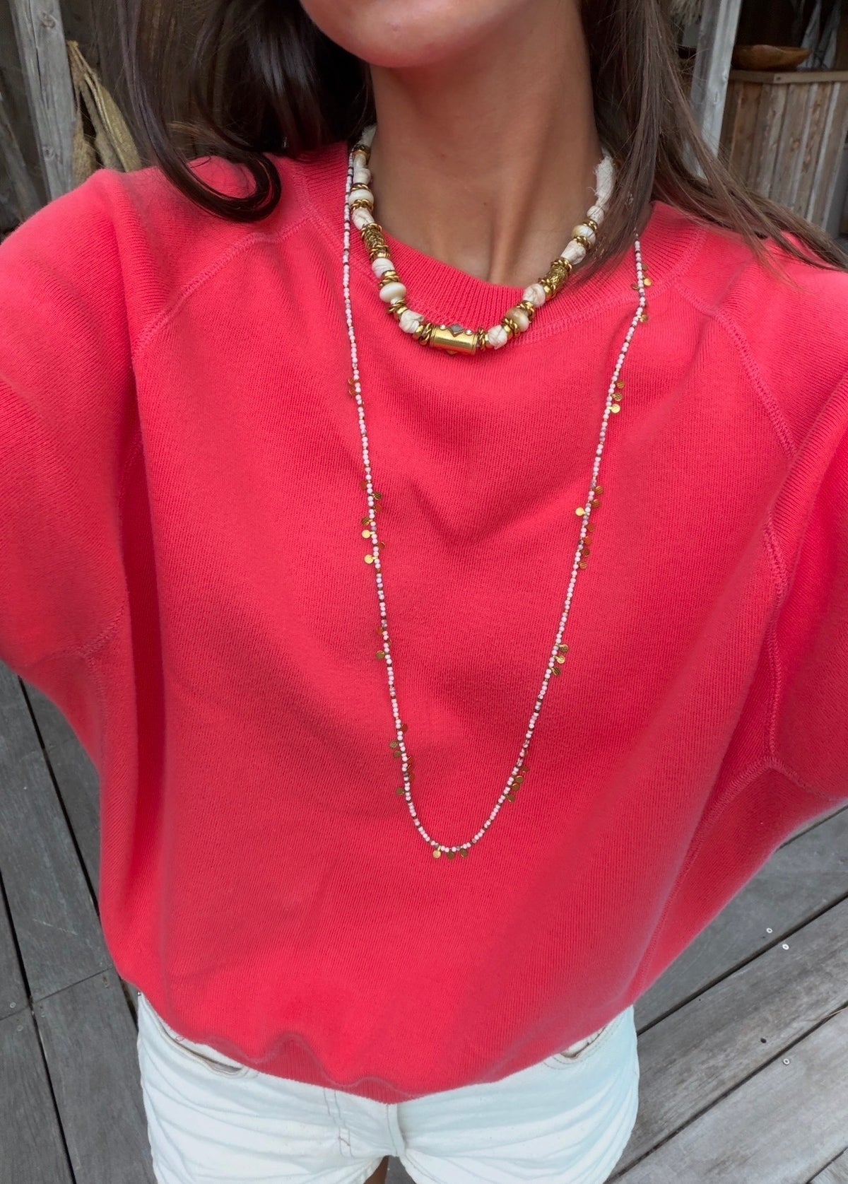 Collier Blanc