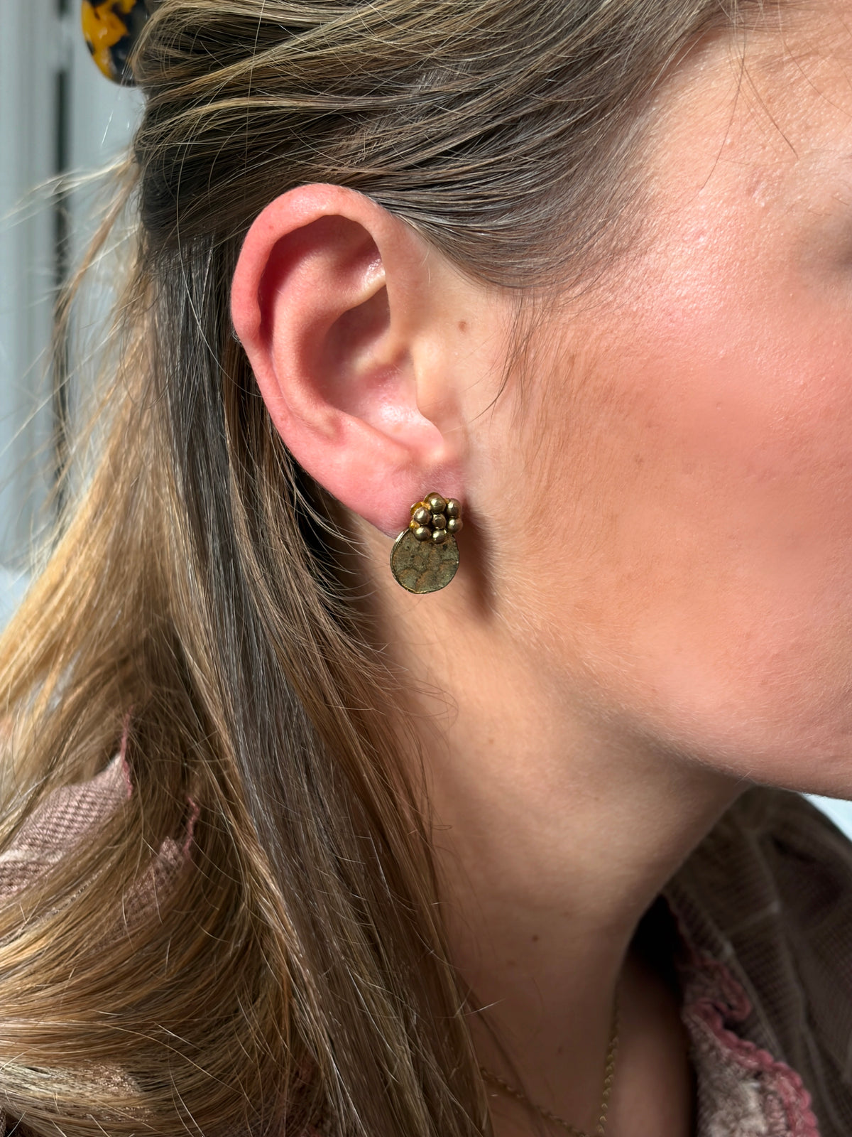 boucles d'oreilles ronde