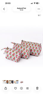 Trousse de toilette Turquoise